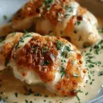 Chicken Pillows with Creamy Parmesan Sauce