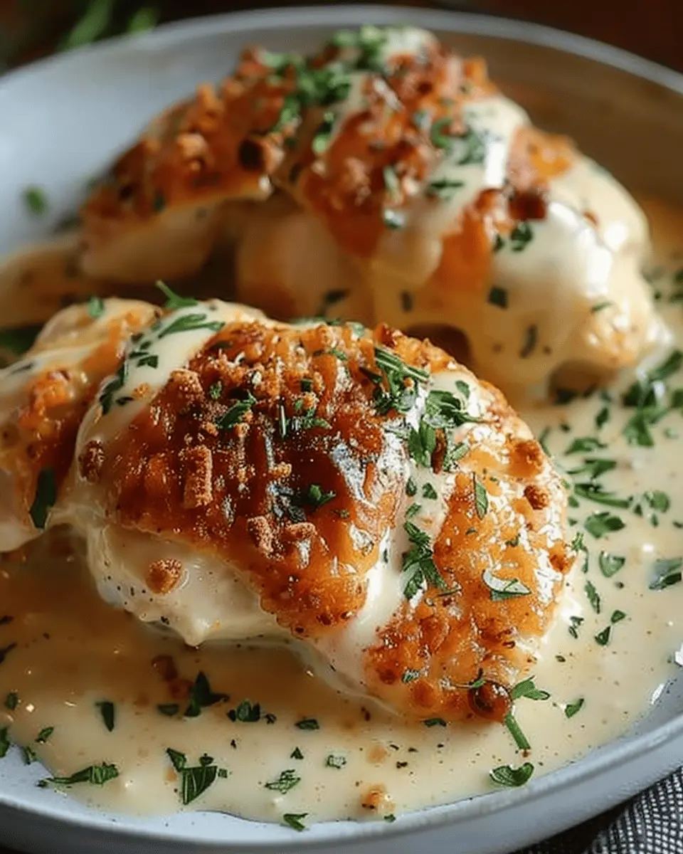Chicken Pillows with Creamy Parmesan Sauce: A Delicious Twist