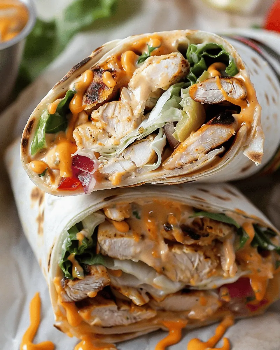 Chipotle Ranch Grilled Chicken Burrito: Easy and Flavorful Delight