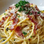 Creamy Bacon Carbonara Pasta