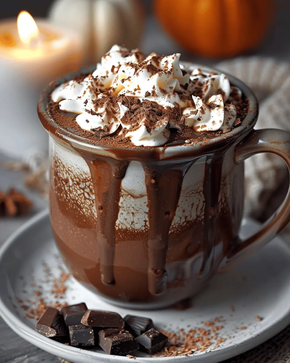 Dark Chocolate Hot Chocolate: The Indulgent Cozy Treat You Deserve