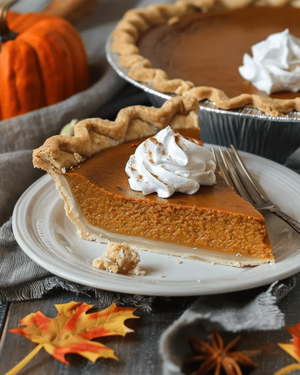 Easy Thanksgiving Pumpkin Pie Recipe: The Best Homemade Delight