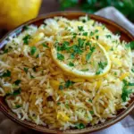 Fragrant Spiced Mediterranean Lemon Rice