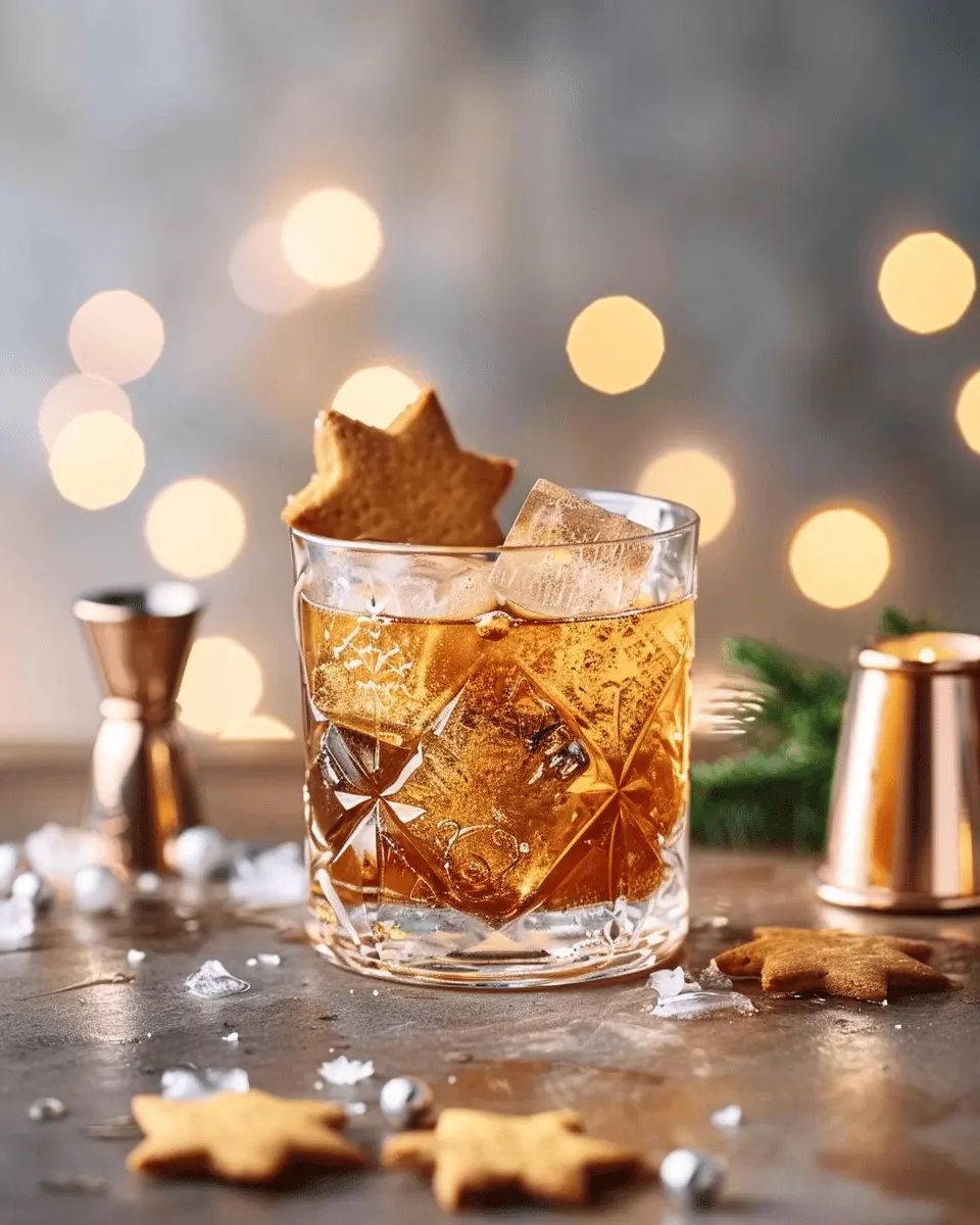 Gingerbread Old Fashioned Cocktail: An Indulgent Holiday Twist