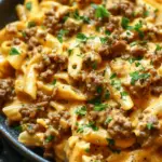 High Protein Creamy Beef Pasta