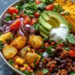 Loaded Potato Taco Bowl