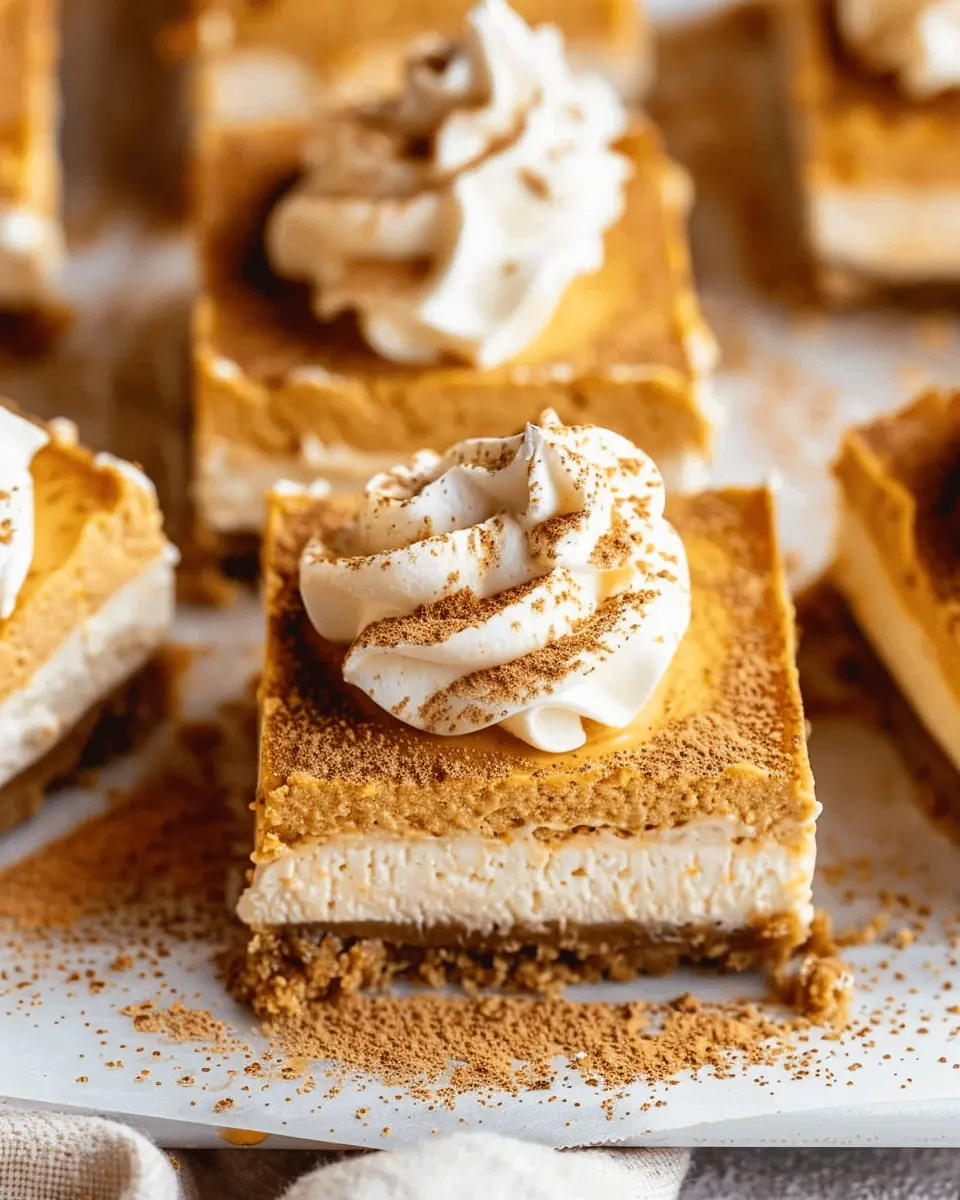 No Bake Pumpkin Cheesecake Bars: Easy & Indulgent Fall Treats