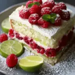 Raspberry Key Lime Cake