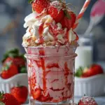 Strawberry Cheesecake Milkshake