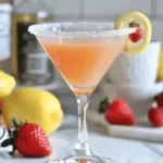 Strawberry Lemon Drop Martini