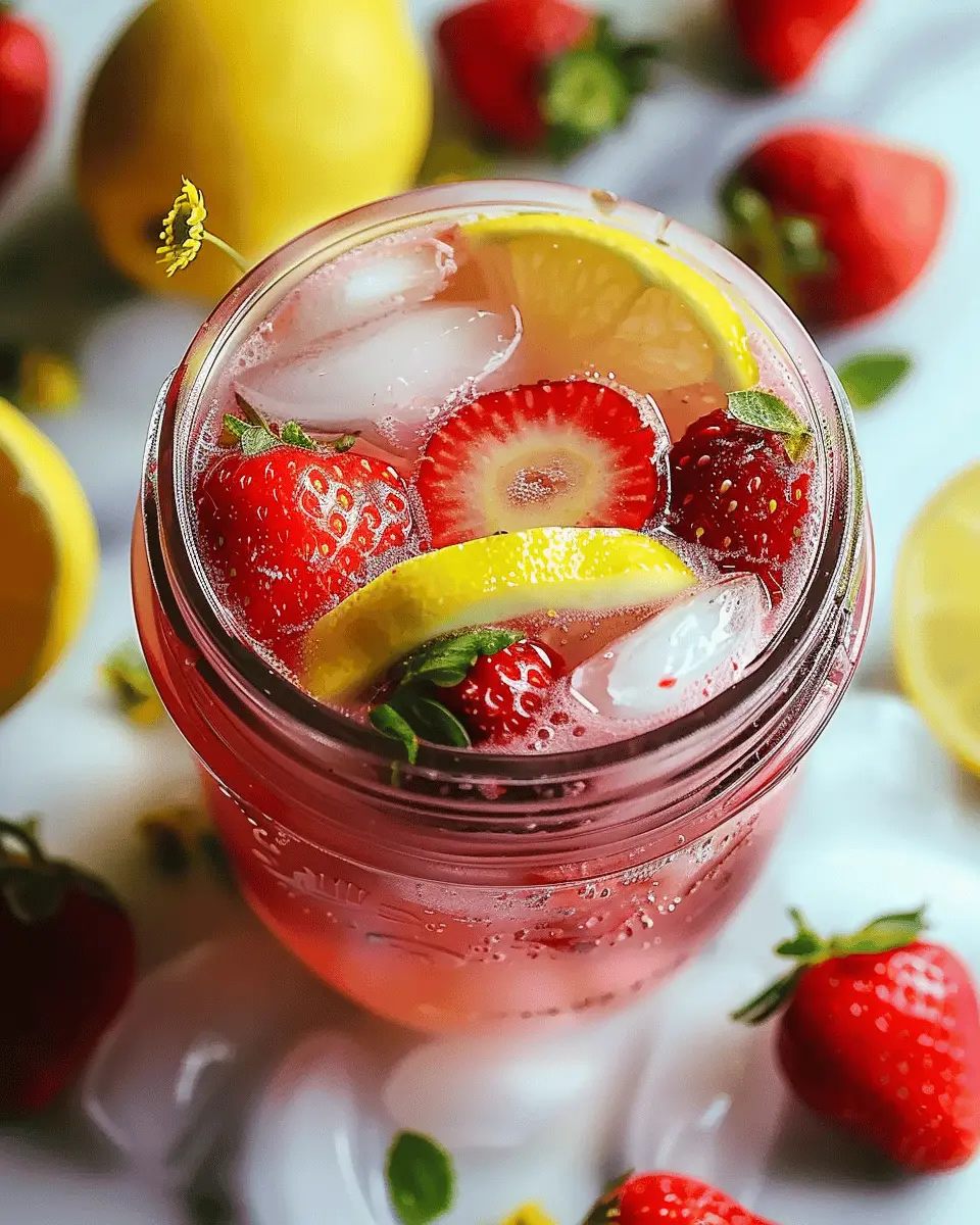 Strawberry Lemonade Homemade: The Best Refreshing Drink for Summer
