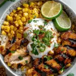 Street Corn Chicken Rice Bowl