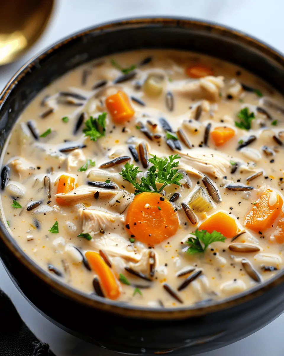 Crockpot Creamy Chicken Wild Rice Soup: A Cozy, Easy Delight