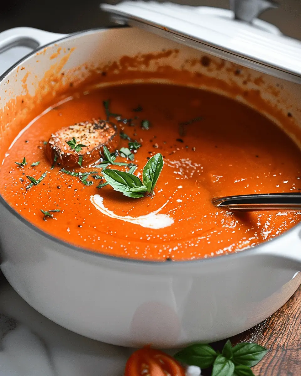 Roasted Tomato and Red Bell Pepper Soup: The Best Comfort Bowl