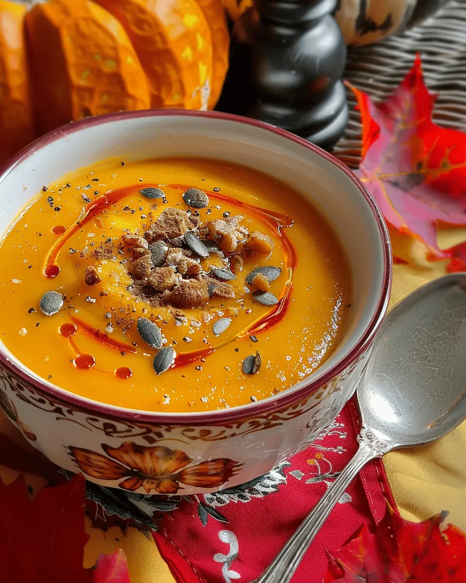 Autumn-Spiced Roasted Pumpkin Soup: A Cozy, Healthy Delight