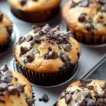 homemade chocolate chip muffins