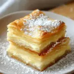 puff pastry Vanilla Custard Cream Squares