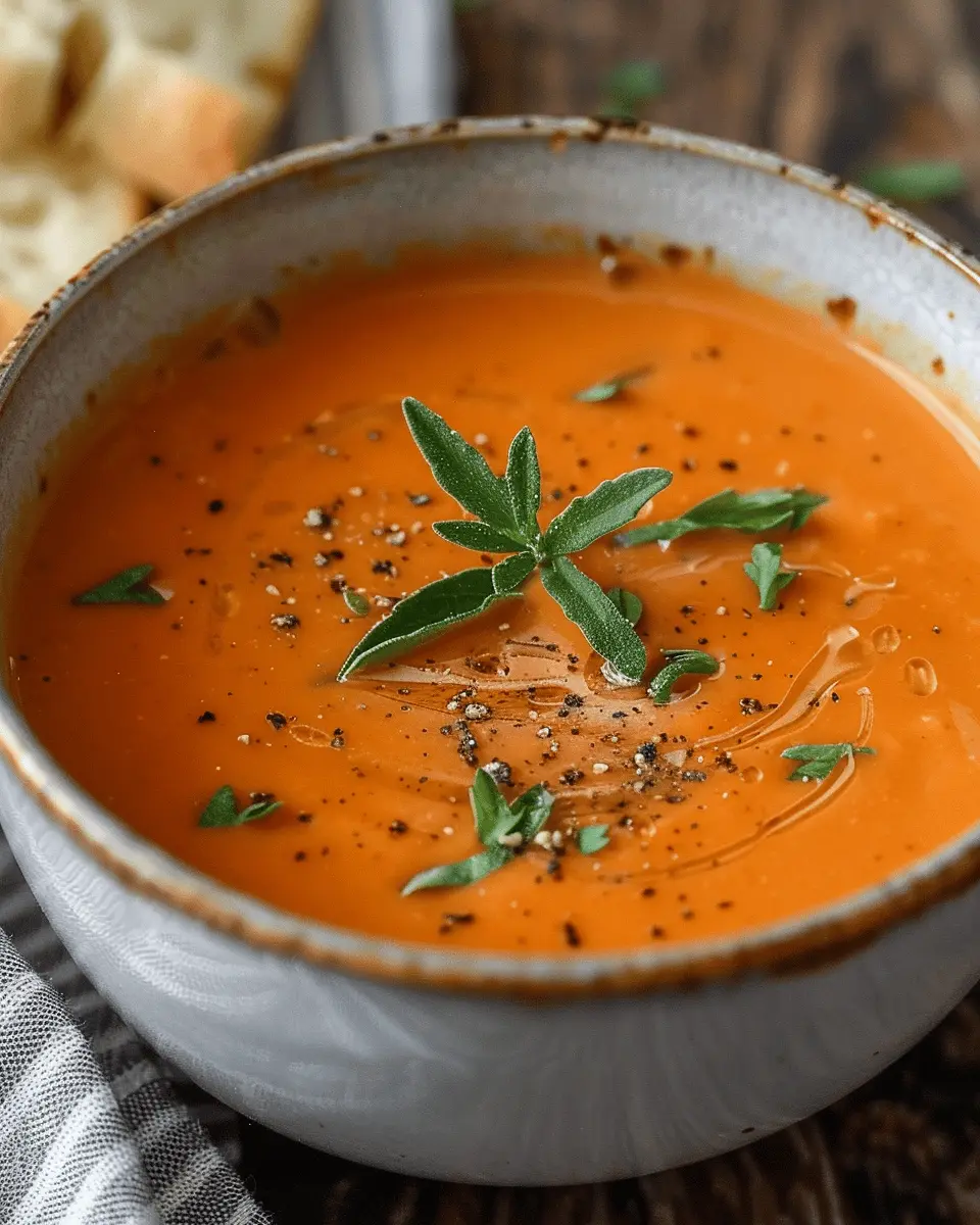 Easy Creamy Tomato Soup Recipe: Indulgent Comfort in Every Spoonful