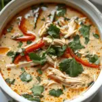 Crockpot Thai Coconut Chicken Soup