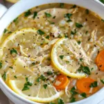 Crockpot Lemon Chicken Soup