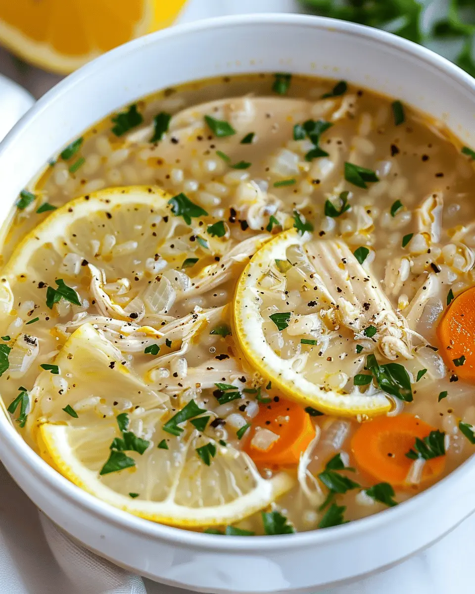 Crockpot Lemon Chicken Soup: The Easy Comfort You Need Tonight