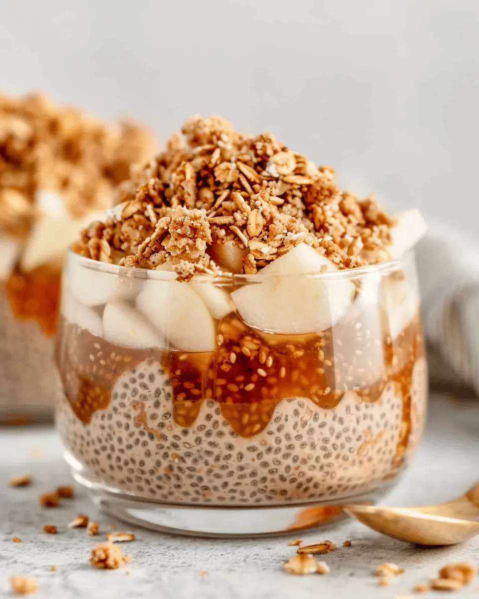 Apple Crumble Chia Pudding: A Delightfully Healthy Indulgence
