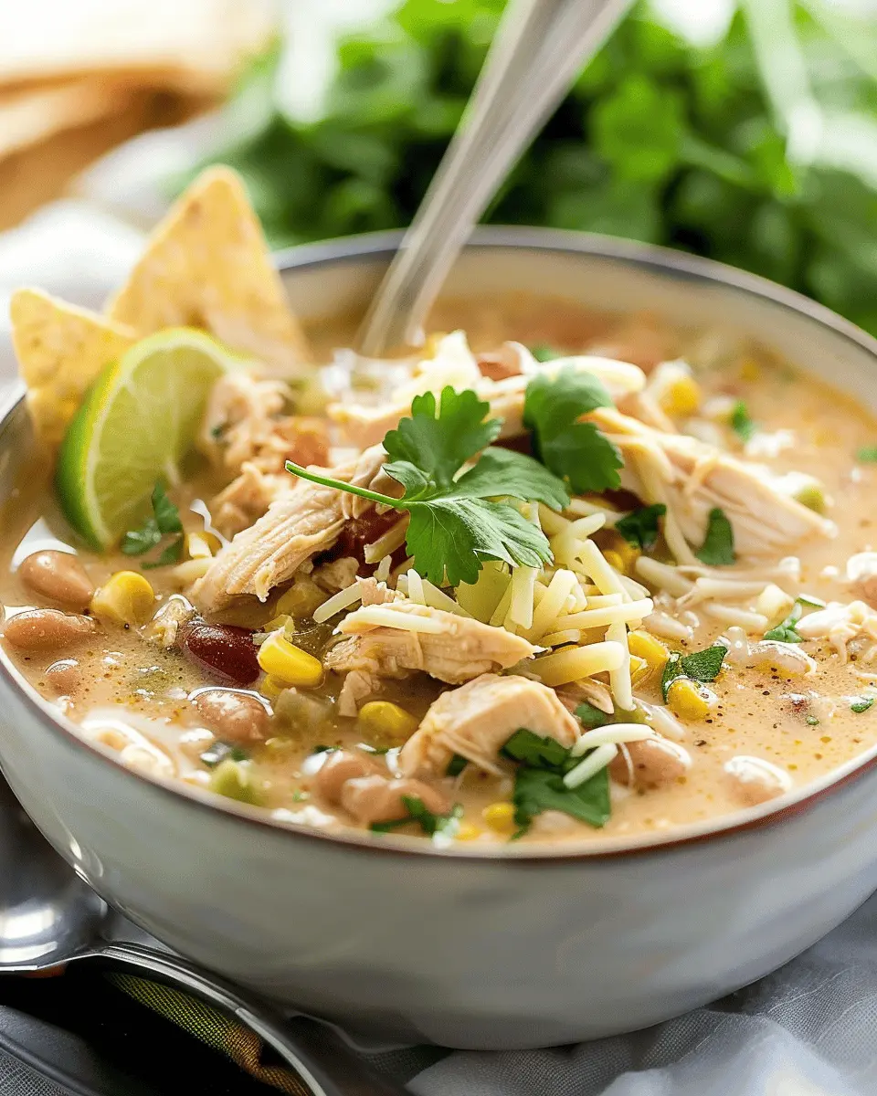 White Chicken Chili Recipe: Easy Comfort Food with Turkey Bacon
