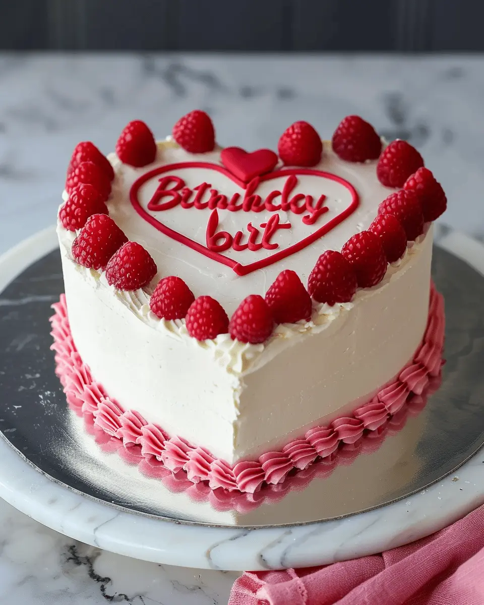 Heart Birthday Cake: The Best Homemade Delight for Any Celebration
