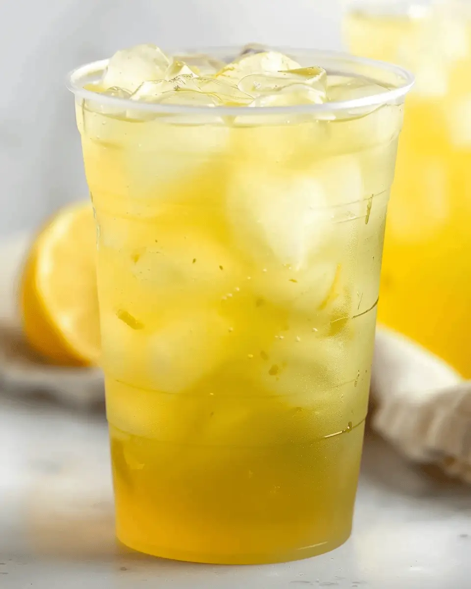 Starbucks Iced Green Tea Lemonade: Refreshing Homemade Recipe
