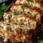 Juicy Garlic Parmesan Chicken Meatloaf