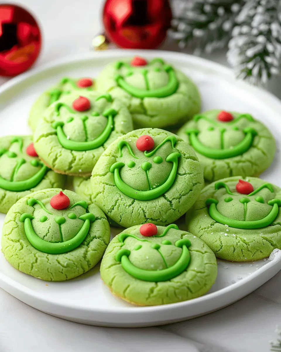 Grinch Sugar Cookies: Easy Holiday Treats for Festive Cheer