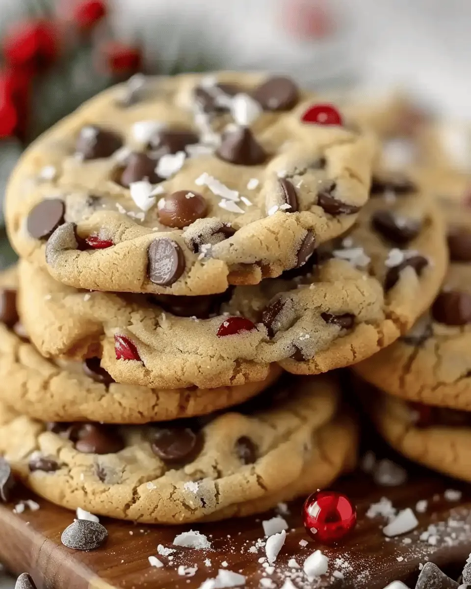 Winter Wonderland Chocolate Chip Christmas Cookies Bliss Recipe
