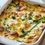 Breakfast Casserole with Leeks and Asparagus