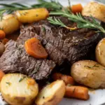 Dump and Go Crockpot Rump Roast with Root Vegetables