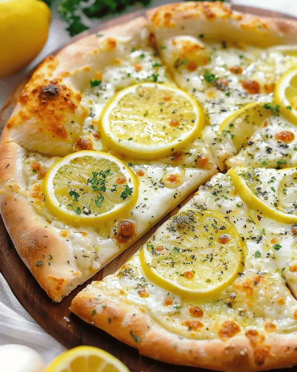 Lemon Pizza Delight: Easy, Zesty Twist on a Family Favorite