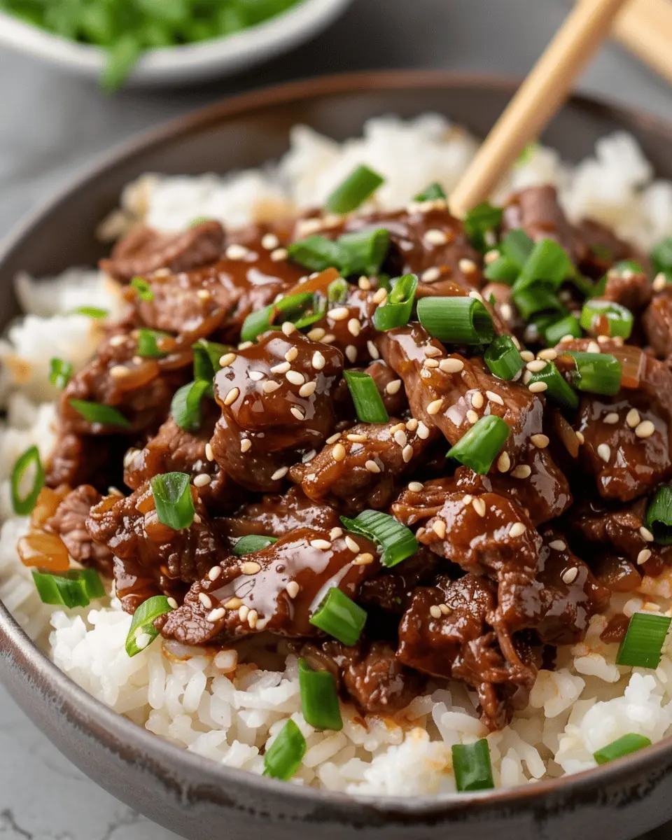 Dump and Go Crockpot Mongolian Beef: Easy Comfort Food Delight