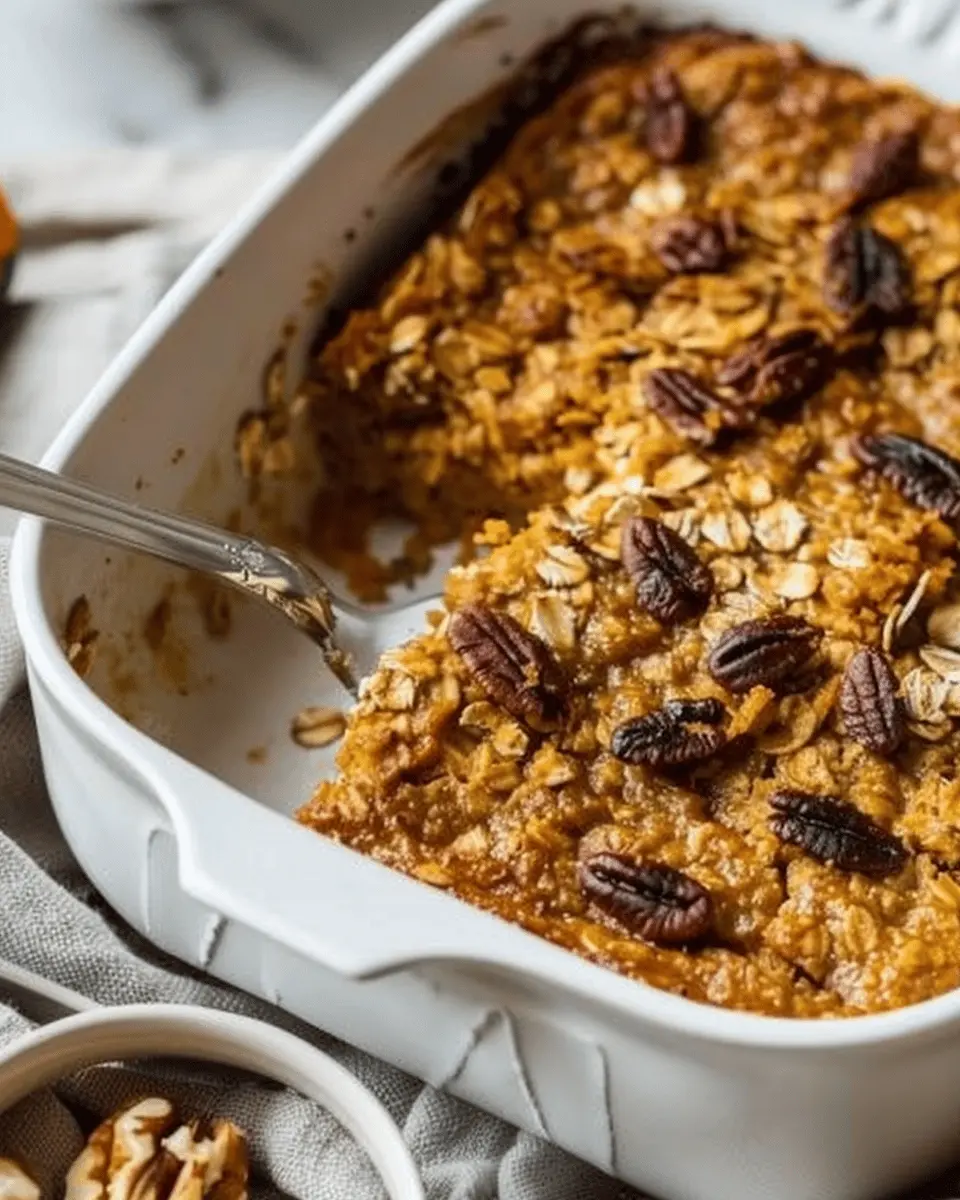 Pumpkin Baked Oatmeal: A Healthy and Easy Fall Breakfast Delight