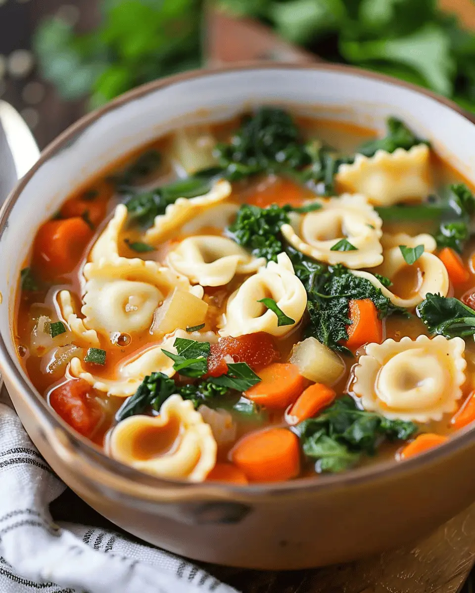 Healthier Slow Cooker Creamy Tortellini Soup: A Cozy Comfort Meal