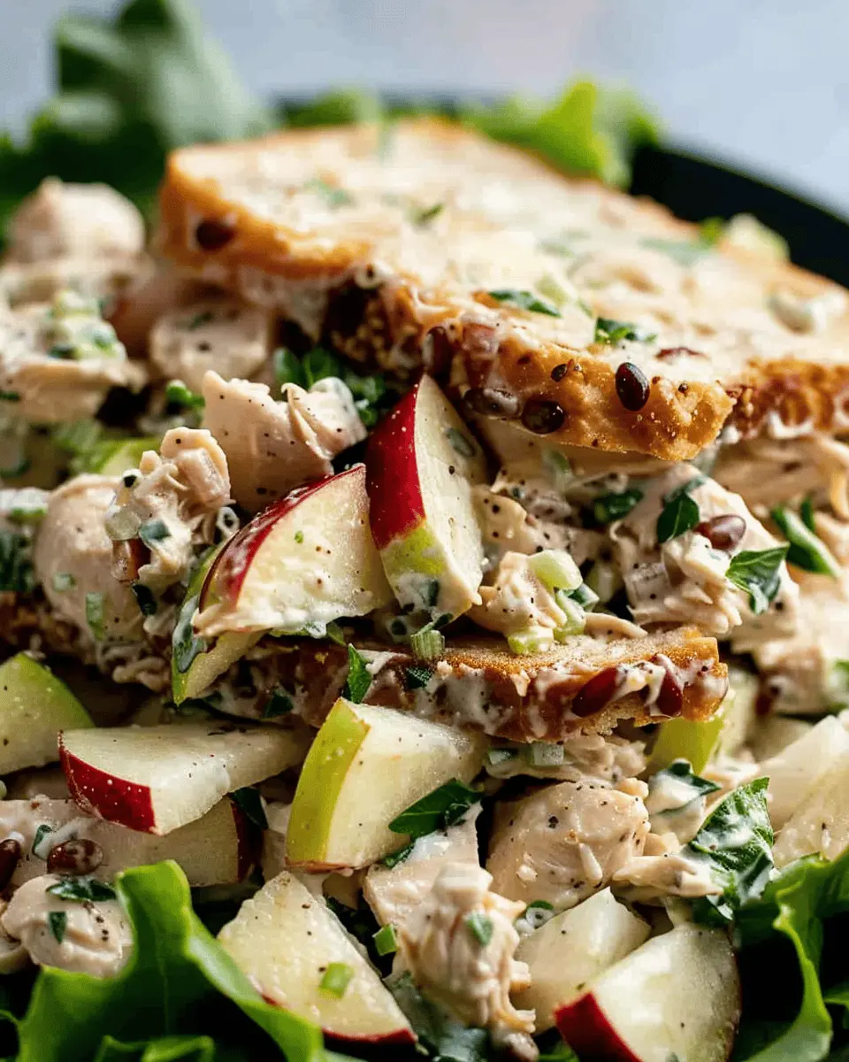 Chicken Salad with Apples: Easy Turkey Bacon Delight Recipe