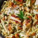 Creamy Chicken Pesto Pasta