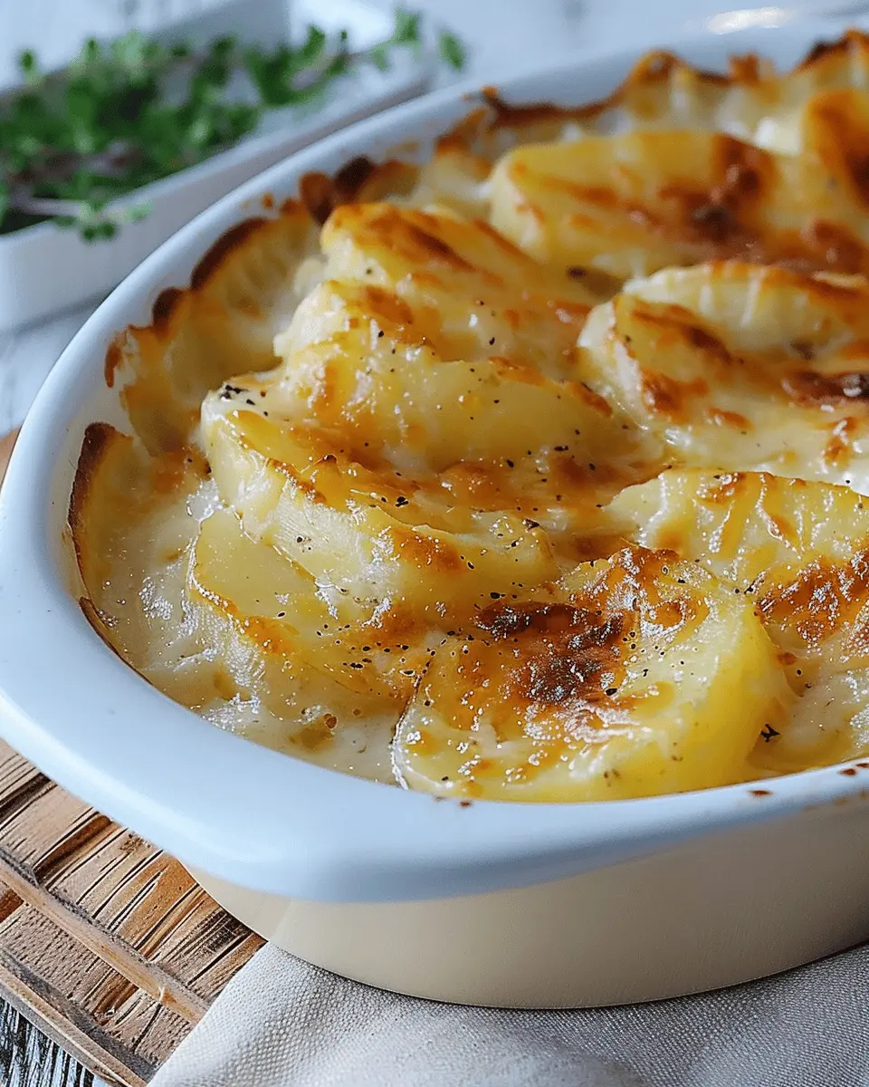 au gratin potatoes recipe with creamy turkey bacon and chicken ham