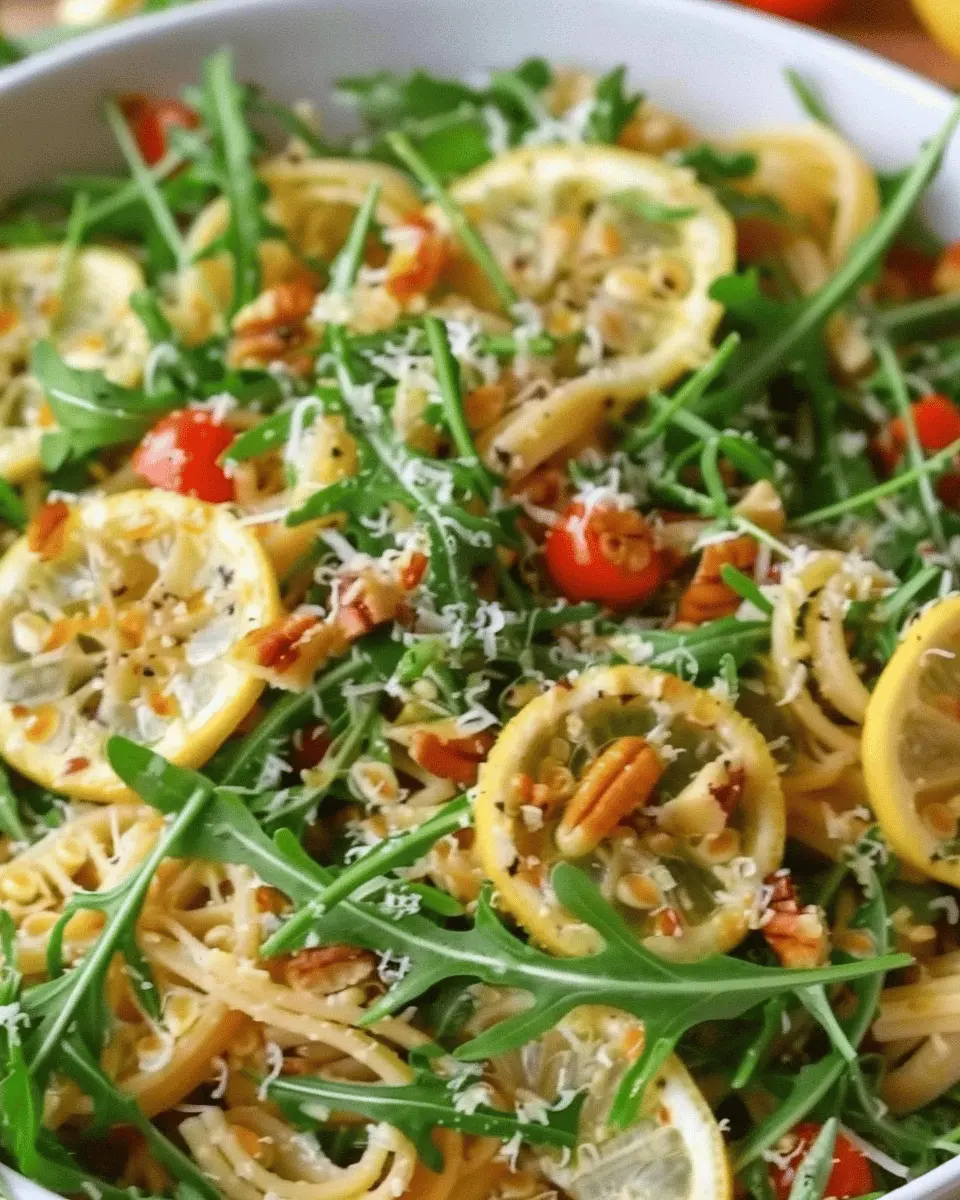 Lemon Arugula Pasta Salad – A Fresh and Easy Delight