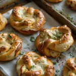 Artichoke Dip Stuffed Pretzels