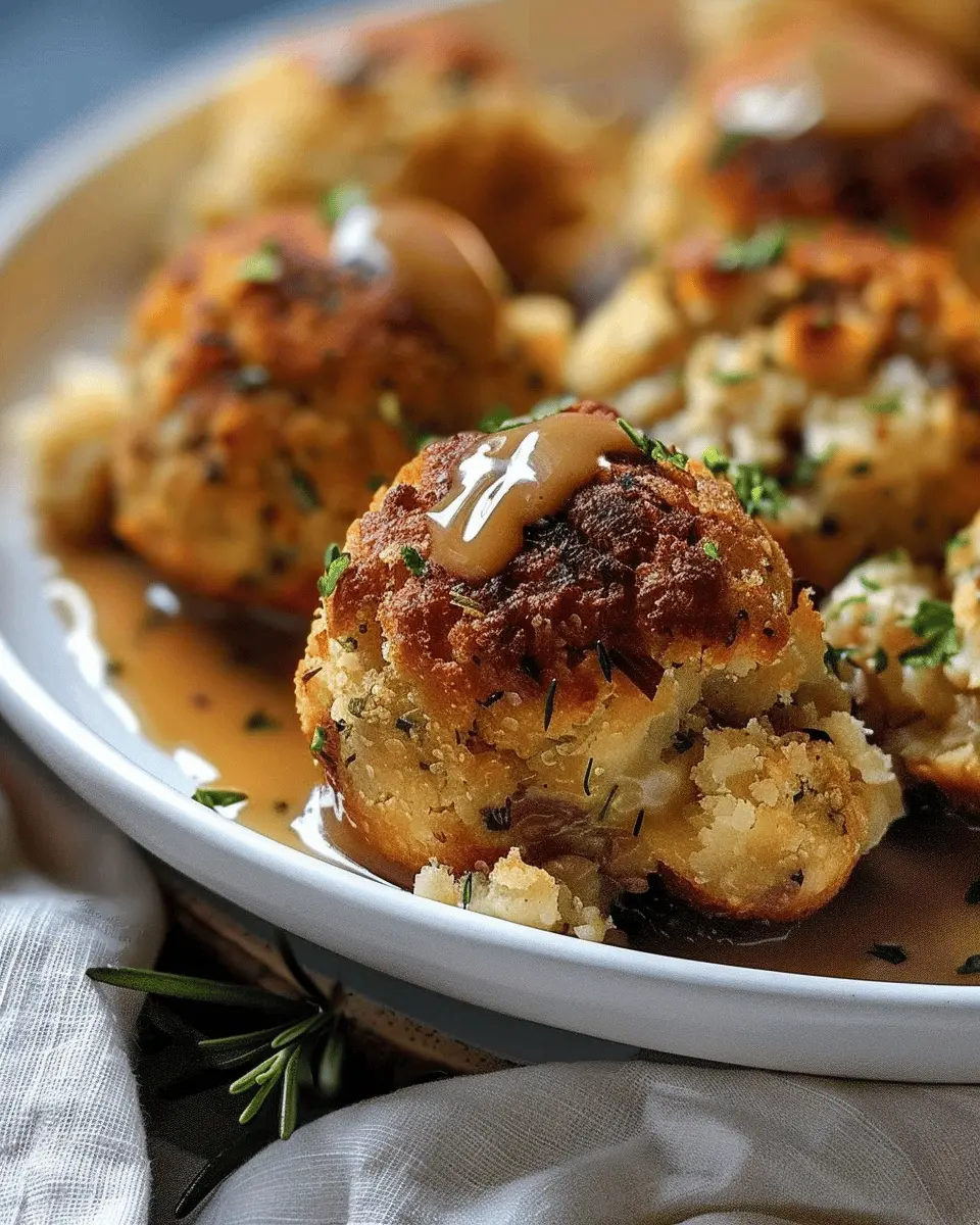 Turkey Stuffing Balls: Juicy Delights for Festive Feasts