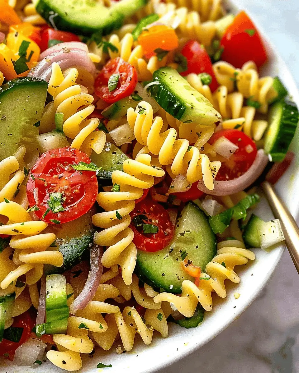 Pasta Salad with Turkey Bacon and Chicken Ham: A Refreshing Twist
