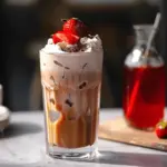 Iced Strawberry Latte