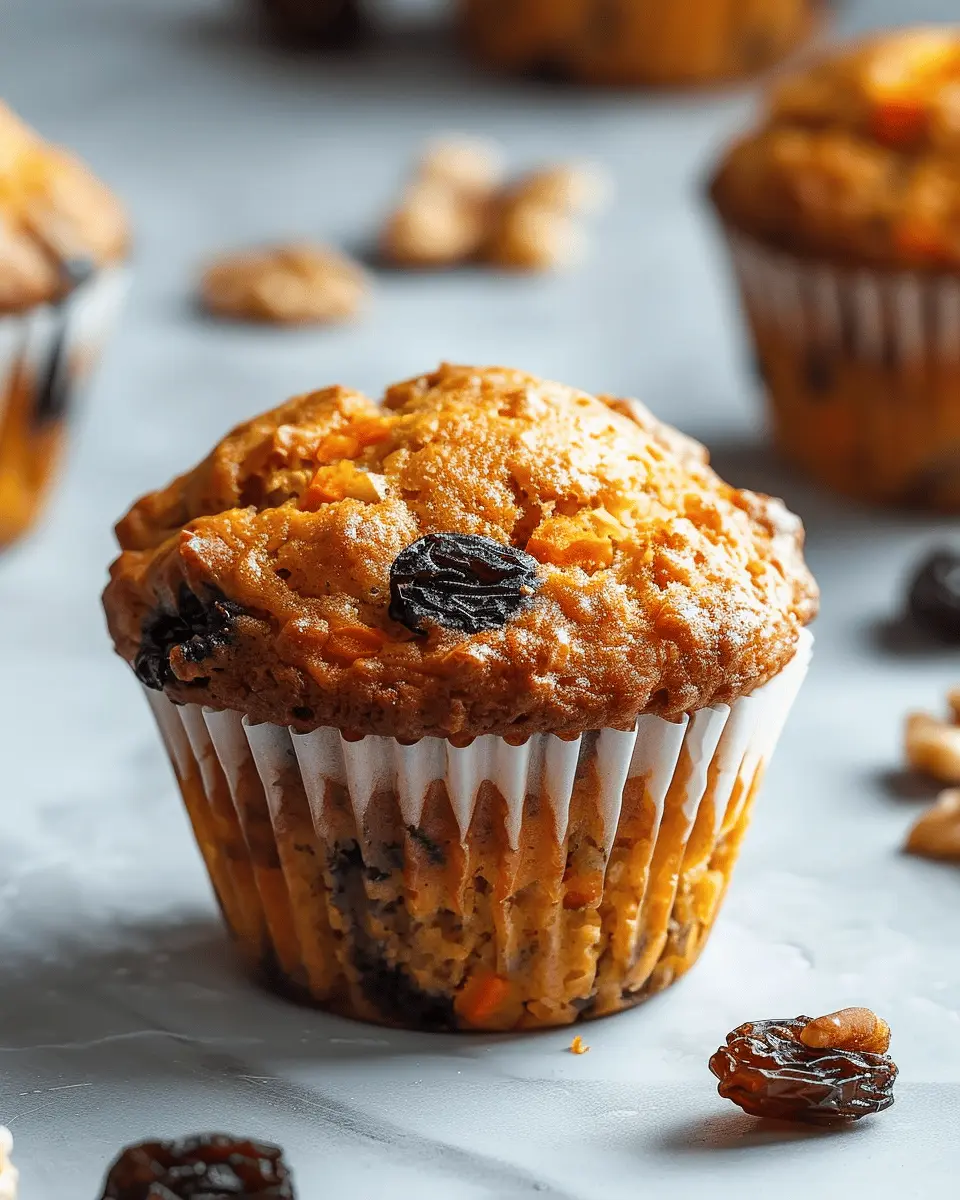 Carrot and Raisin Cottage Cheese Muffins: Easy and Delightful Treats