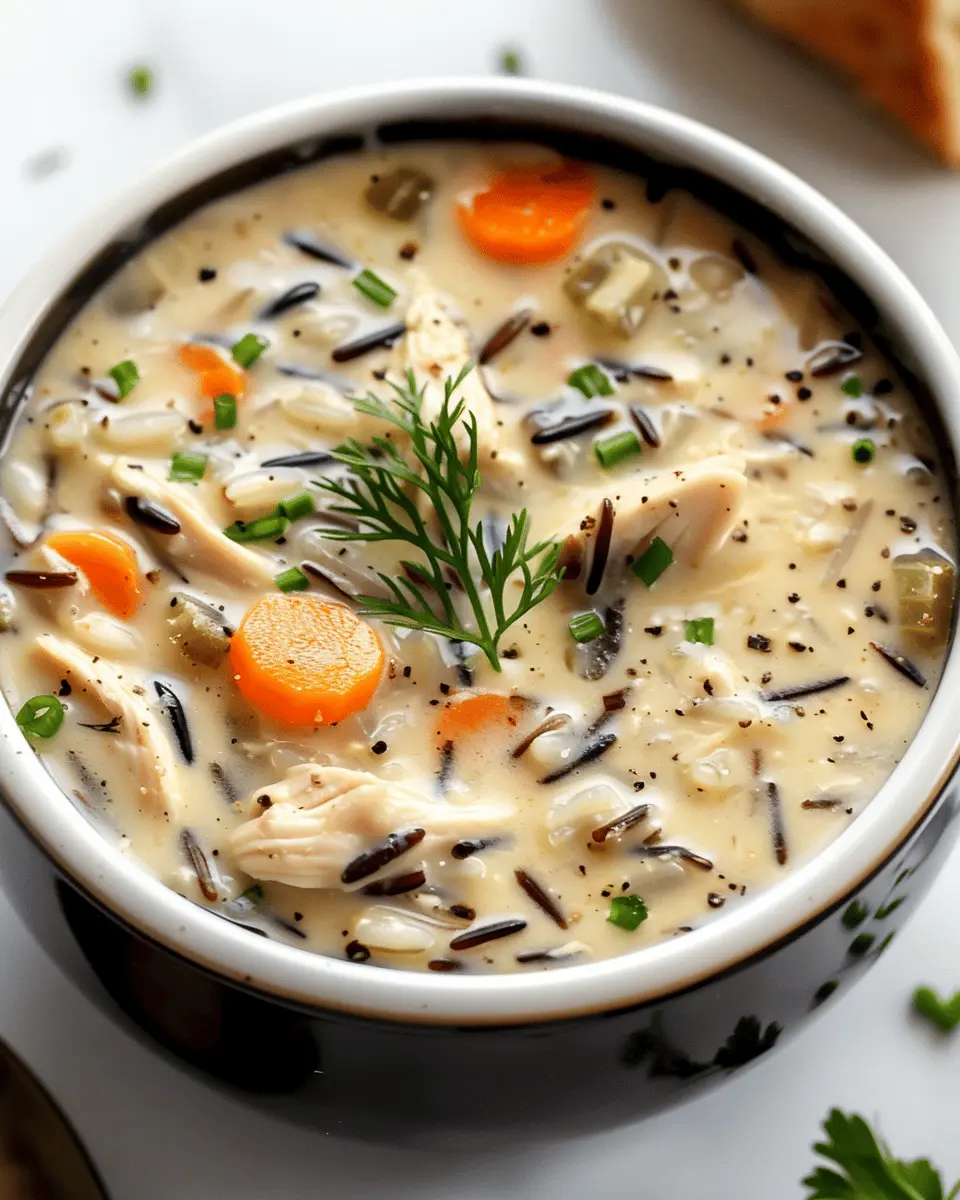 Crockpot Creamy Chicken Wild Rice Soup: A Cozy Comfort Delight