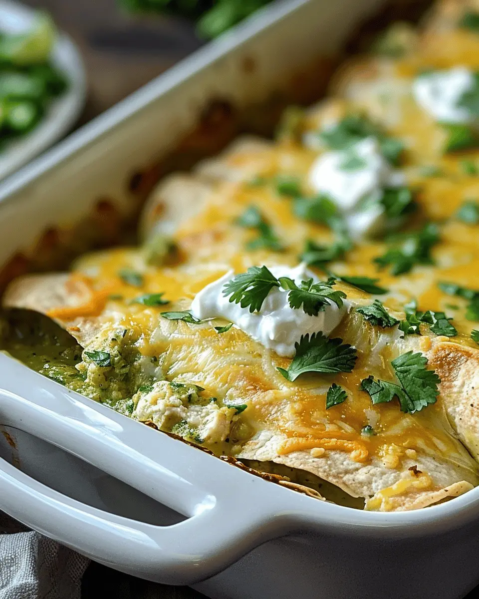 Best Green Chicken Enchiladas: Easy Recipe for Home Chefs