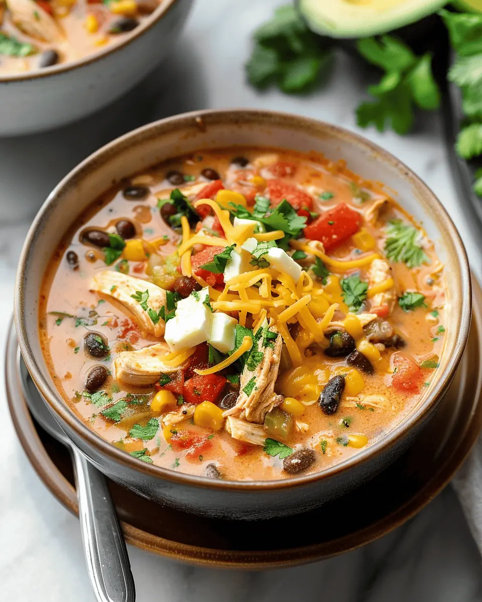 Easy Chicken Taco Soup: A Hearty and Flavorful Comfort Food